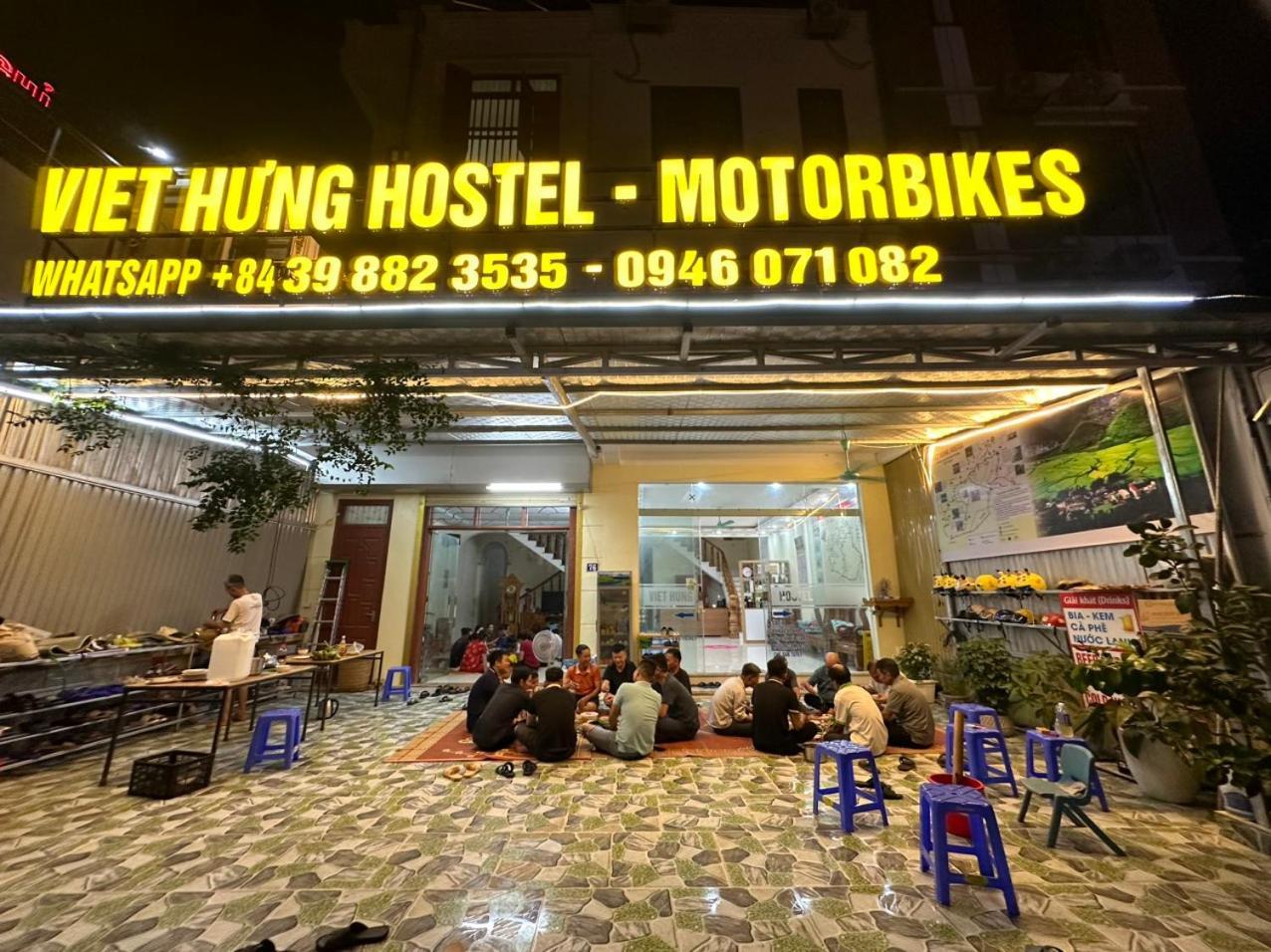 Viet Hung Hostel-Motorbikes-Bus Ticket Lang Lap Esterno foto